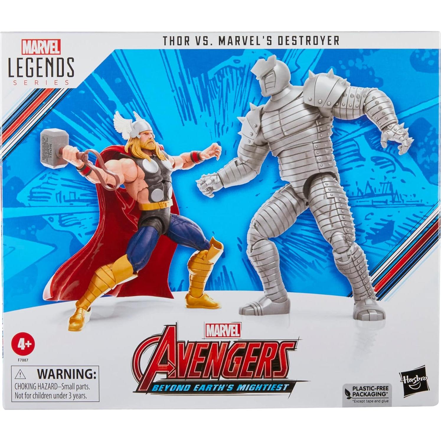 Figuras de Acción Marvel Legends Thor vs Destructor 6" Hasbro