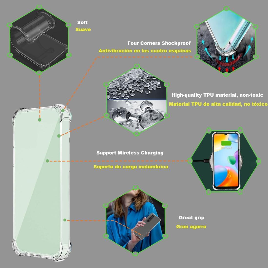 Funda TPU Transparente USTIYA para Huawei Nova 12/11 Se