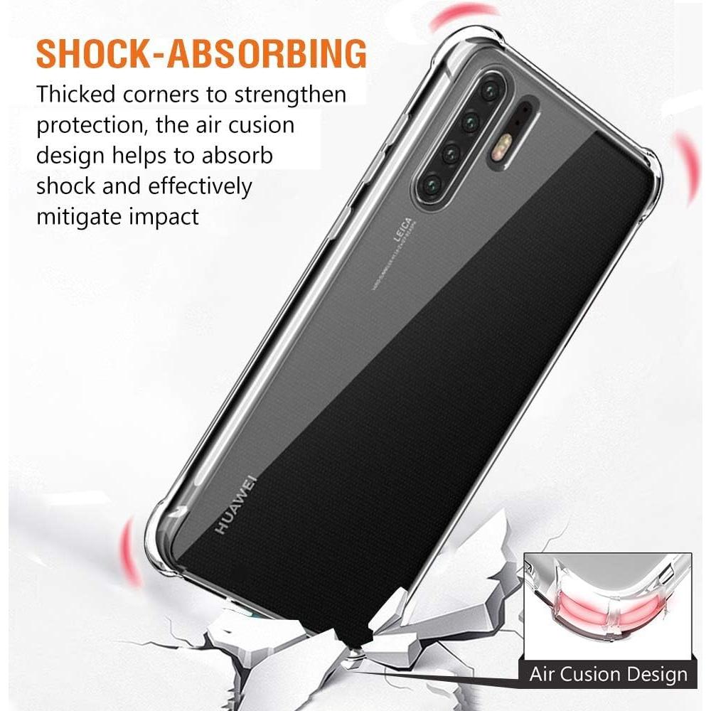 Funda TPU Transparente Huawei P30 Pro con Esquinas Reforzadas
