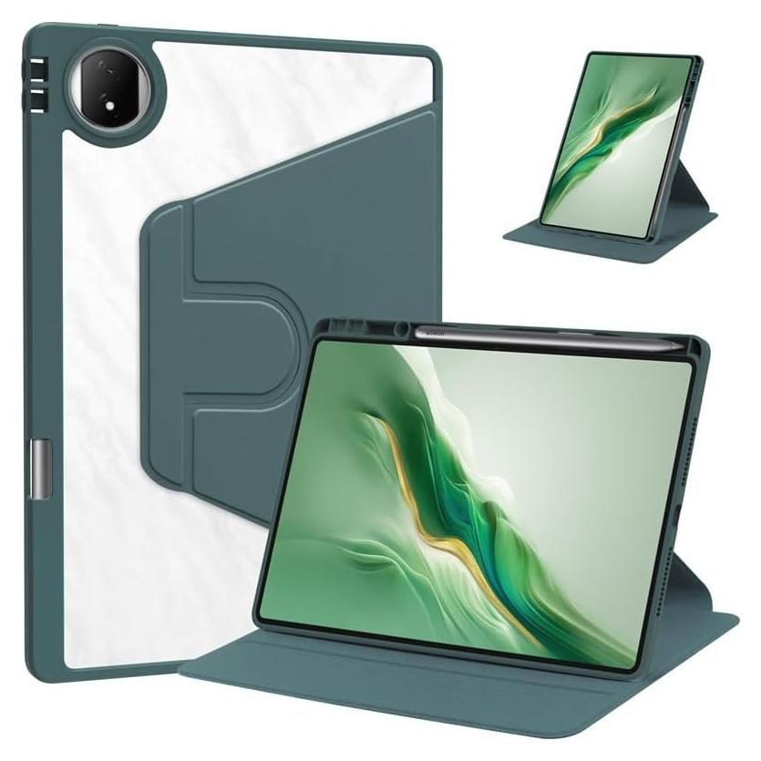 Funda Rotativa Huawei Honor Magic Pad 2 12.3" Verde Oscuro