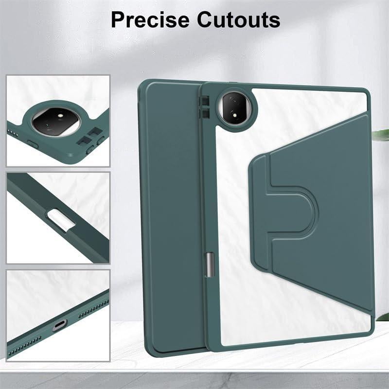 Funda Rotativa Huawei Honor Magic Pad 2 12.3" Verde Oscuro