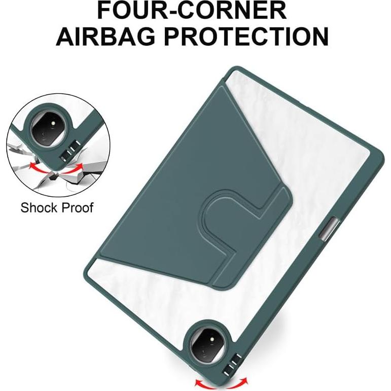 Funda Rotativa Huawei Honor Magic Pad 2 12.3" Verde Oscuro