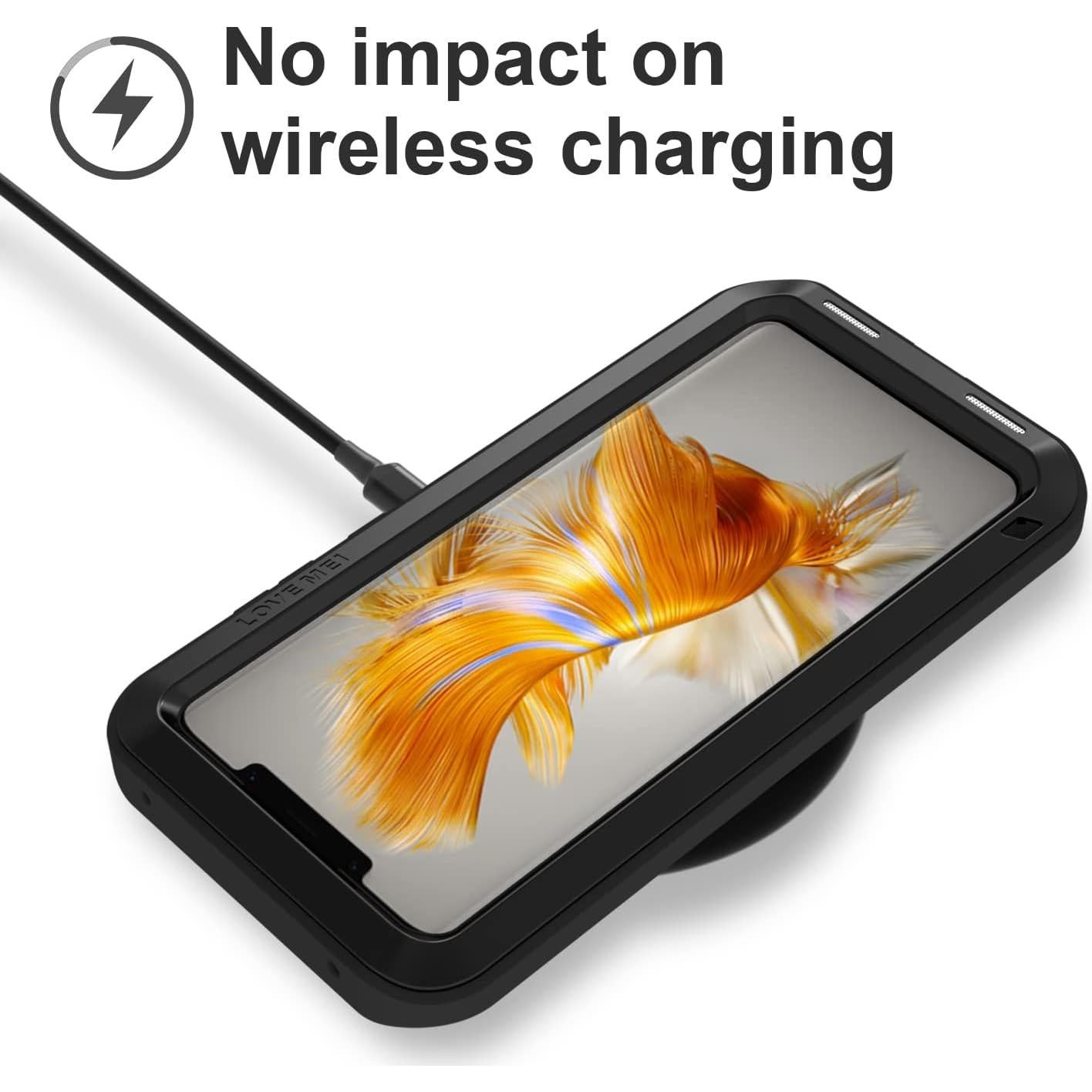 Funda Rugged Huawei Mate 50 Pro 2022 - Metal y Silicona Negra