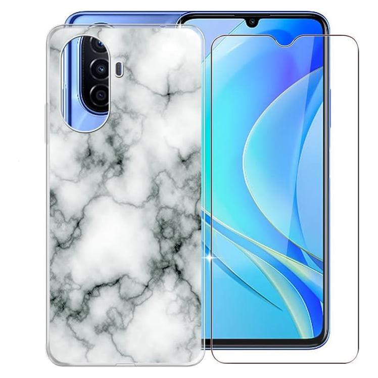 Funda Bumper TPU KJYF para Huawei nova Y70 + Protector Vidrio