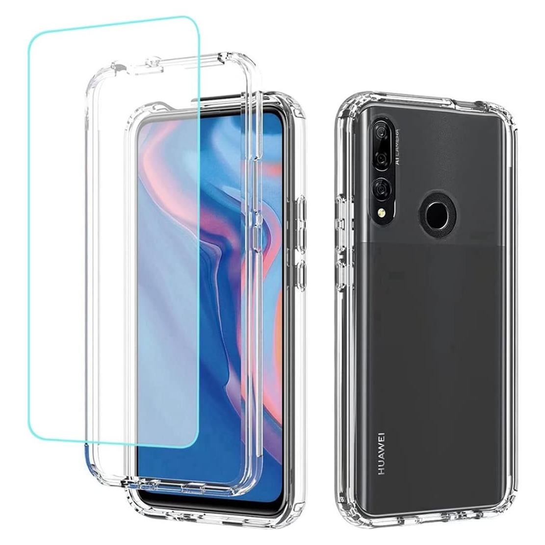 Funda Transparente Huawei Y9 Prime 2019 con Protector Vidrio