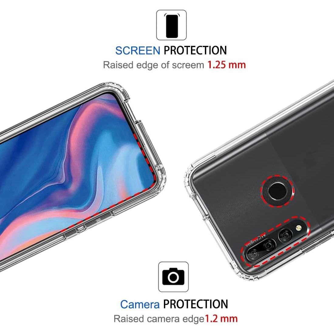 Funda Transparente Huawei Y9 Prime 2019 con Protector Vidrio