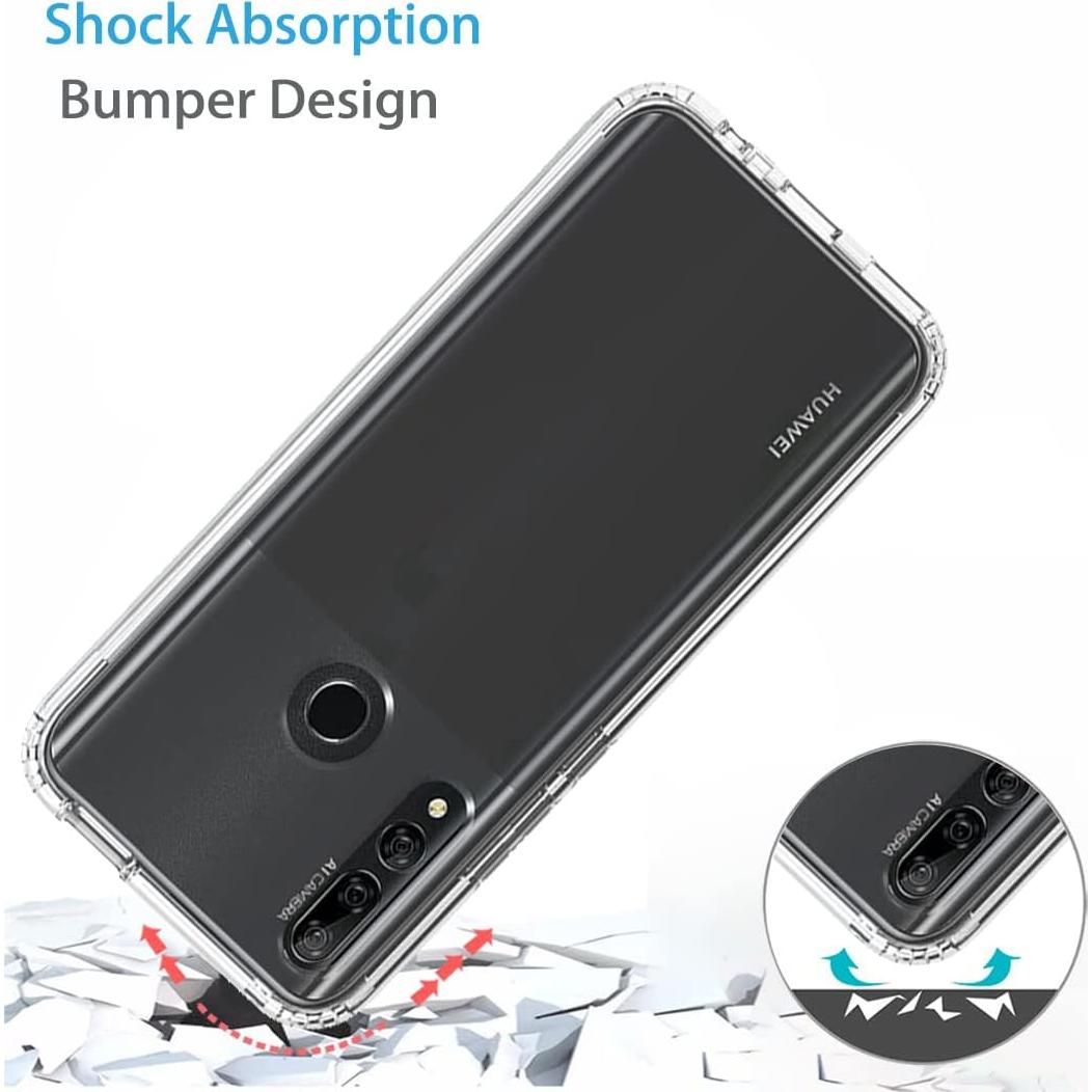 Funda Transparente Huawei Y9 Prime 2019 con Protector Vidrio