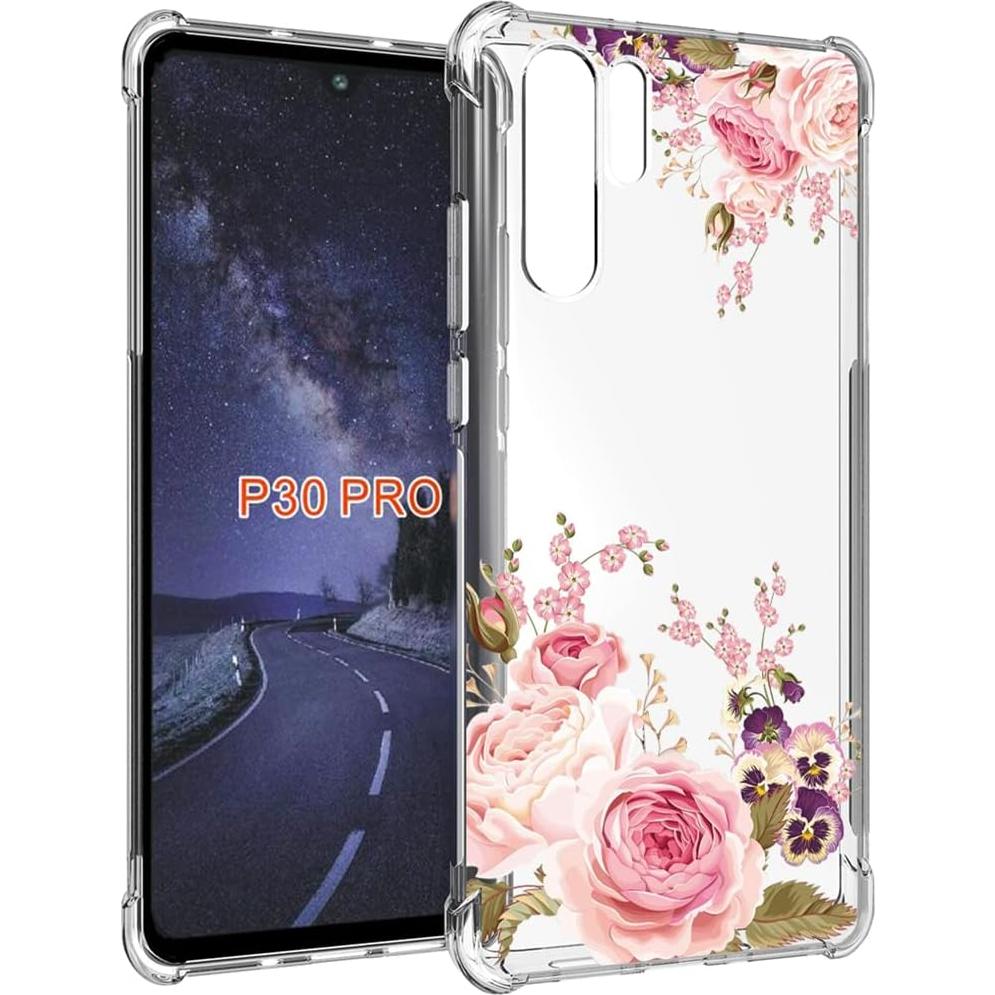 Funda Bumper TPU Huawei P30 Pro Rosa Flexible y Clara