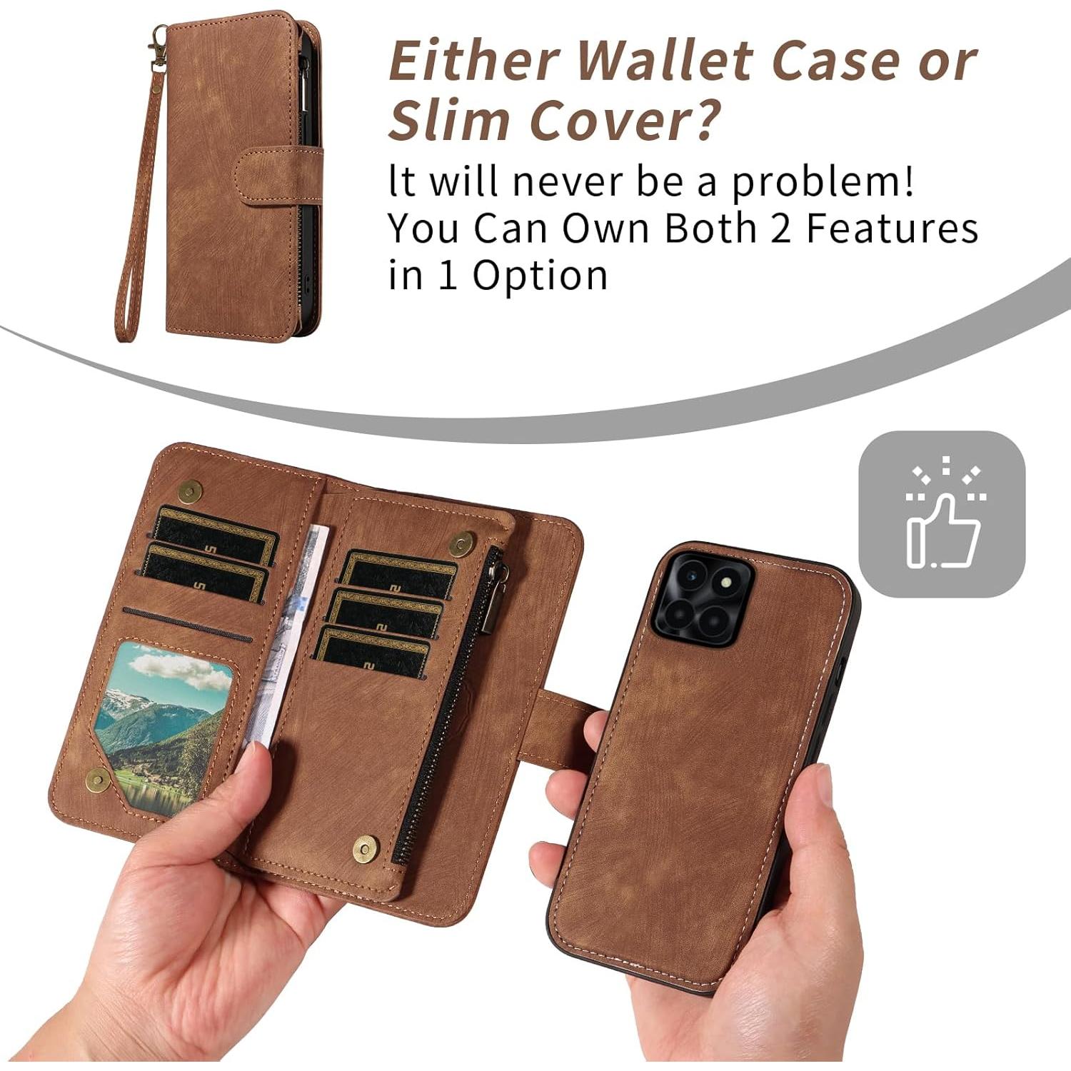 Funda Asuwish para Huawei Honor X6A con Correa y Protector