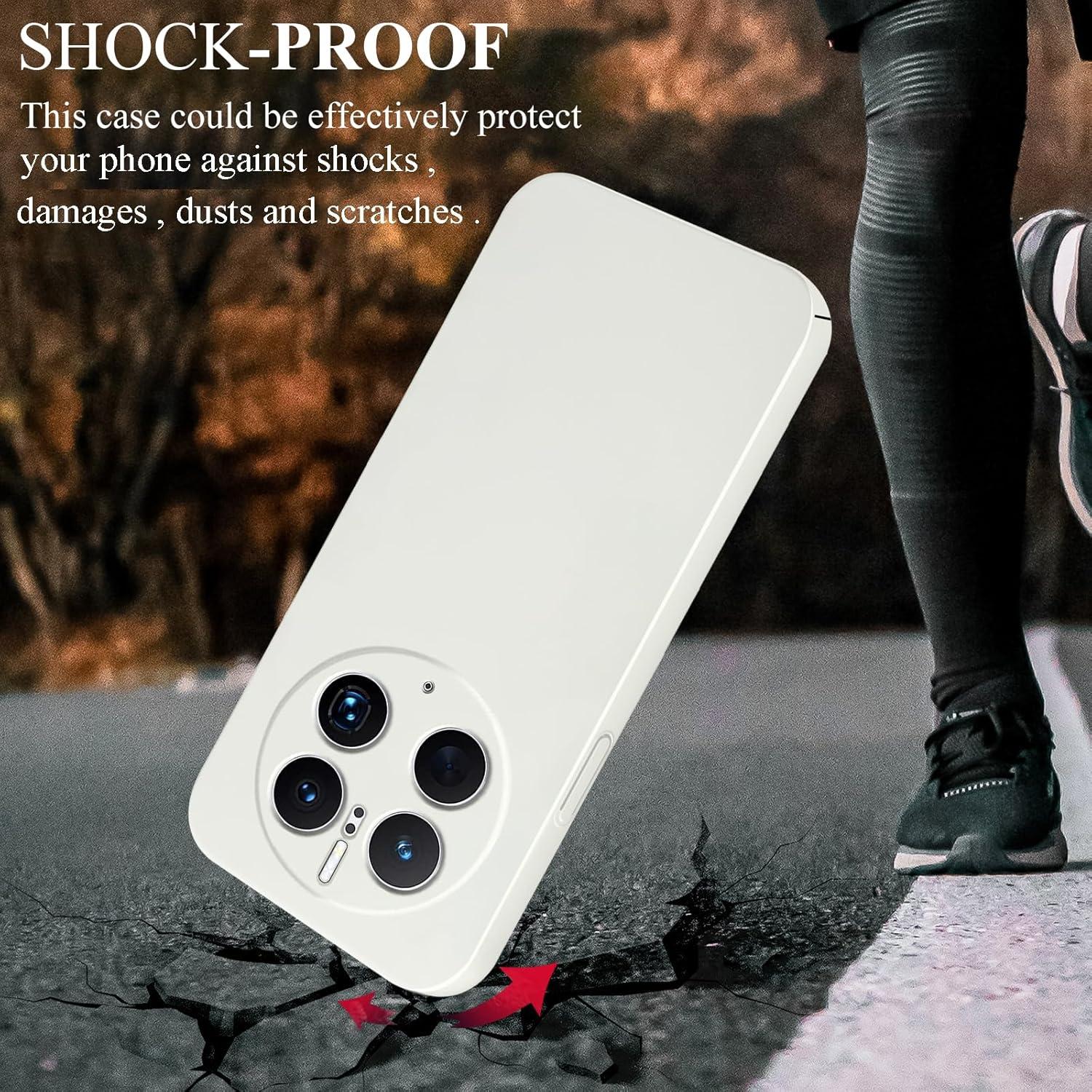 Funda delgada y resistente Kainevy para Huawei Mate 50 Pro - Blanco