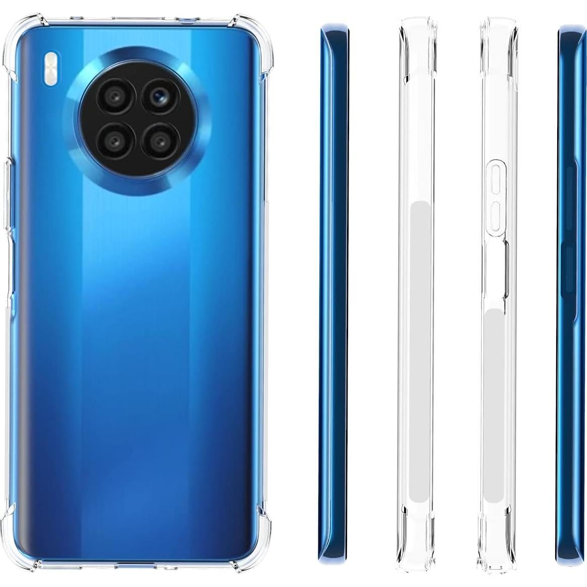 Funda Bumper Transparente TPU para Huawei Nova 8i - Protección Total