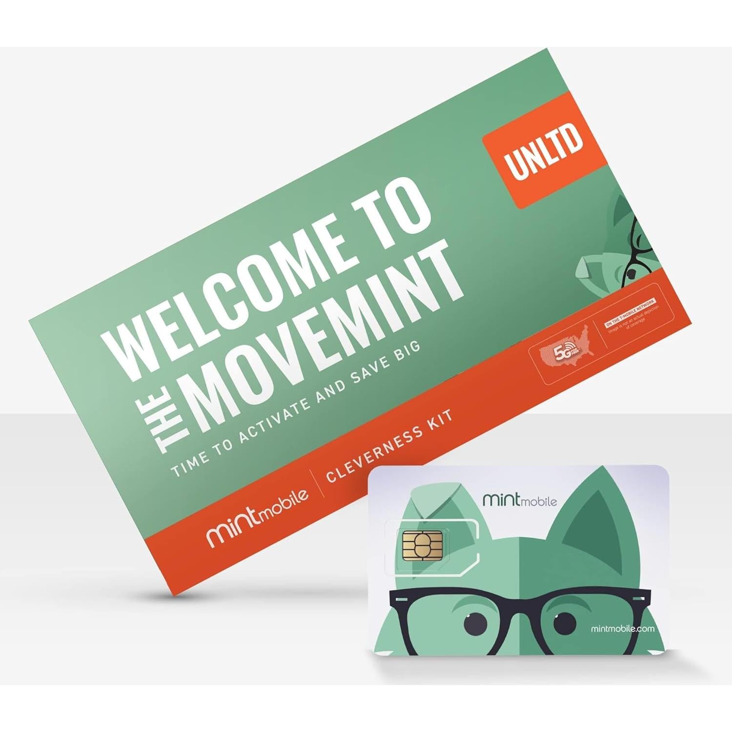 Plan de teléfono Mint Mobile 3 meses ilimitado 5G