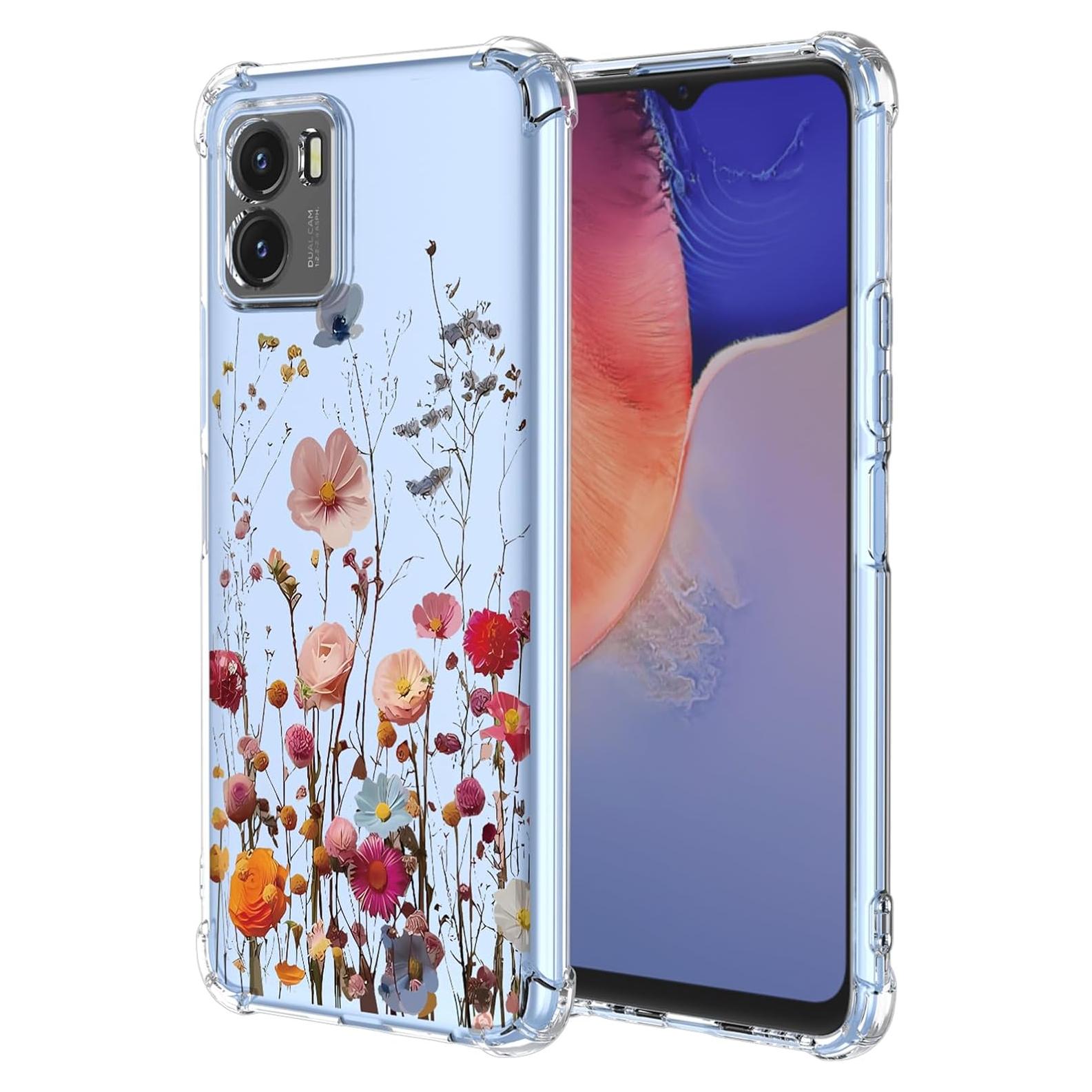 Funda Floral Vivo Y15s 2021 / Y15A / Y10 4G / T1 4G / Y01