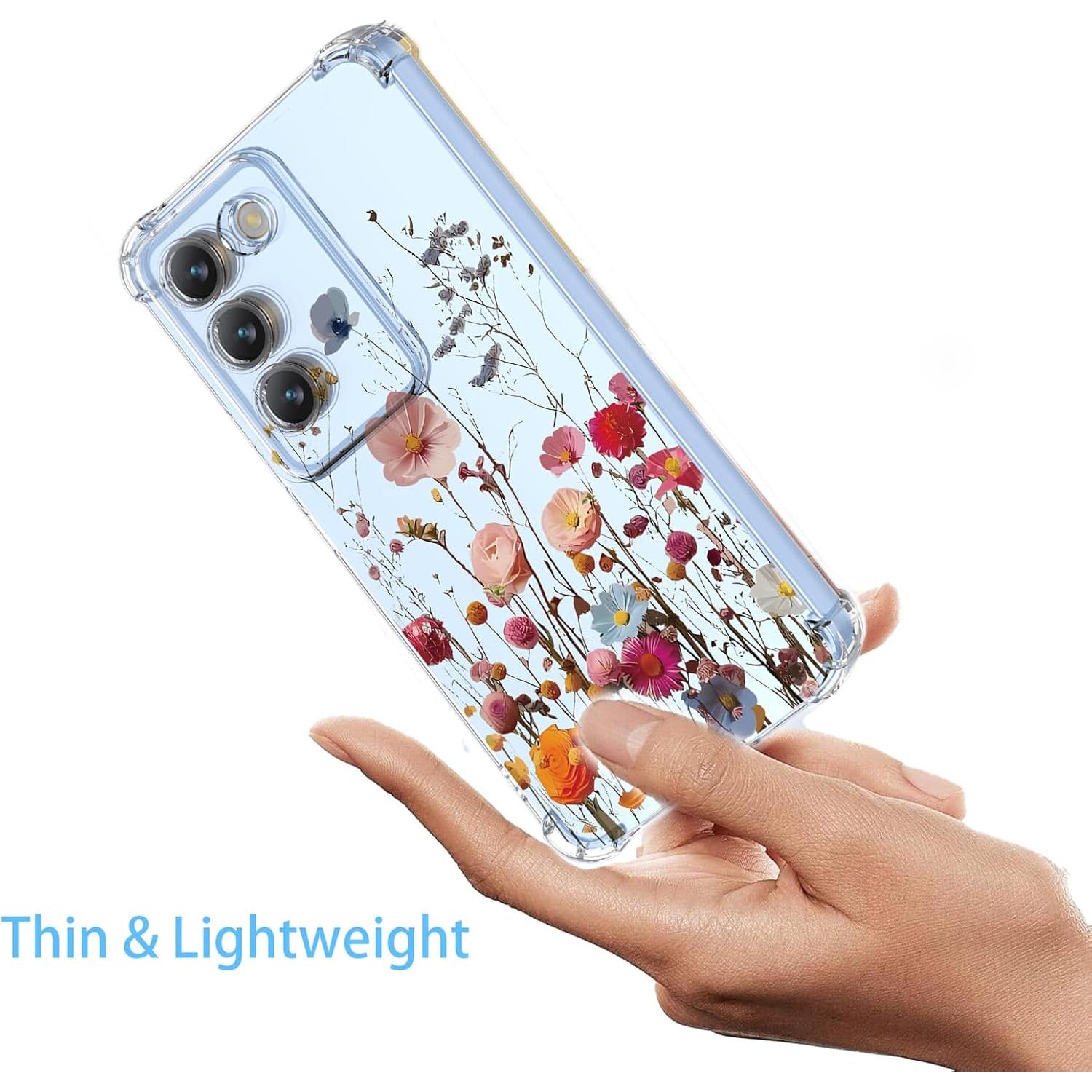 Funda Floral Vivo Y200E 5G/Vivo Y100 5G/Vivo V30 Lite