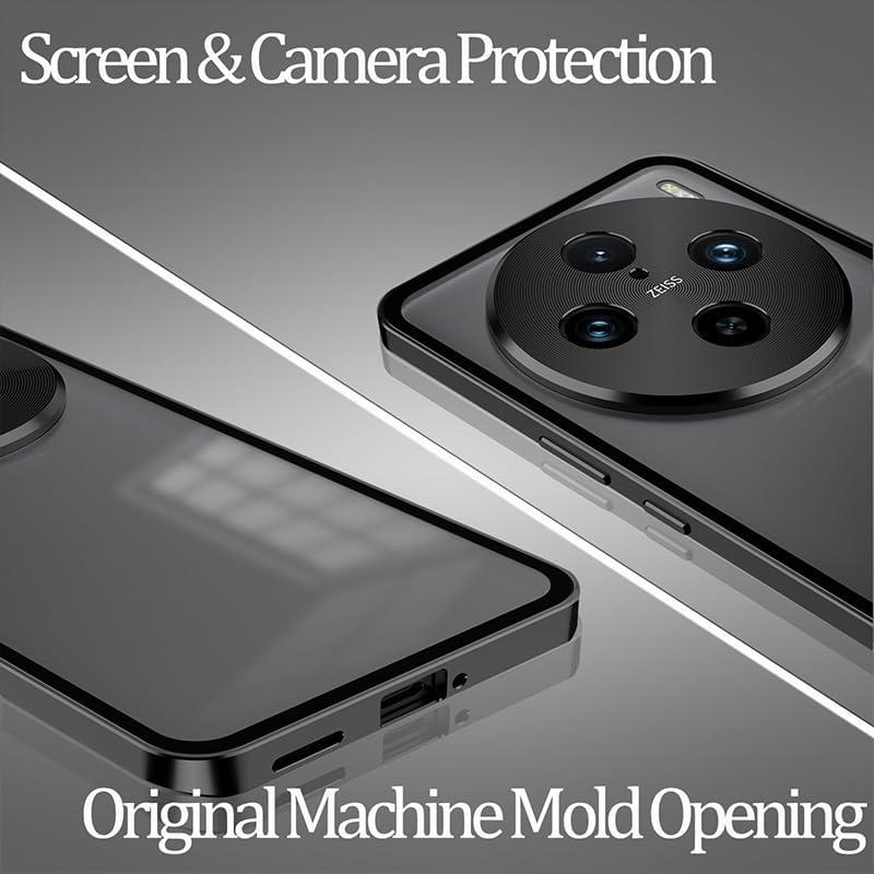 Funda delgada para Vivo X200 Ultra Hlgcokro negra a prueba de golpes