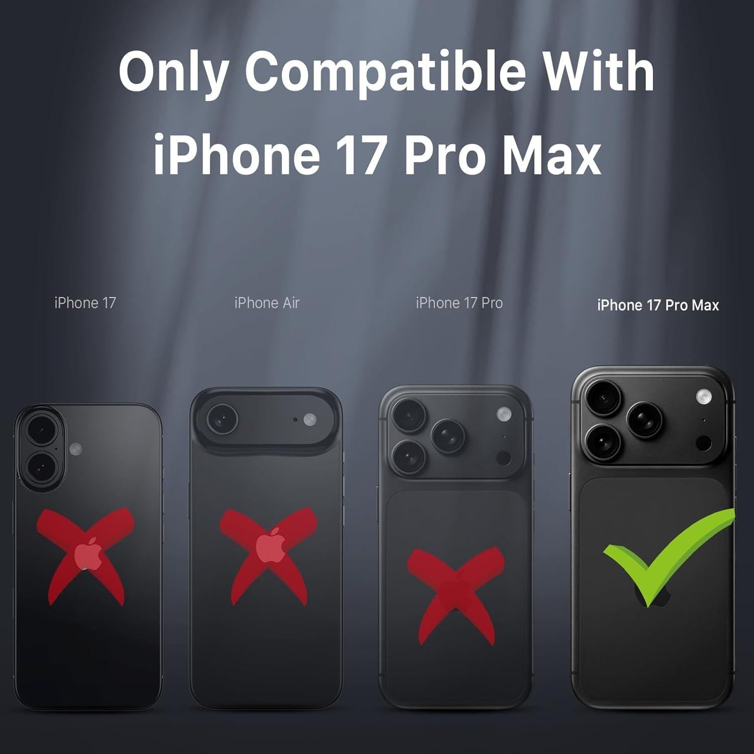 Funda M MYBAT PRO para iPhone 17 Pro Max con clip y soporte