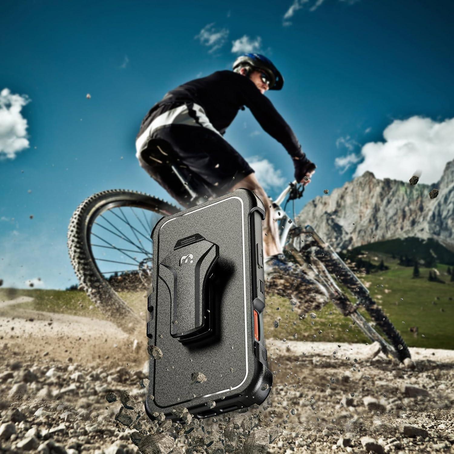 Funda M MYBAT PRO para iPhone 17 Pro Max con clip y soporte