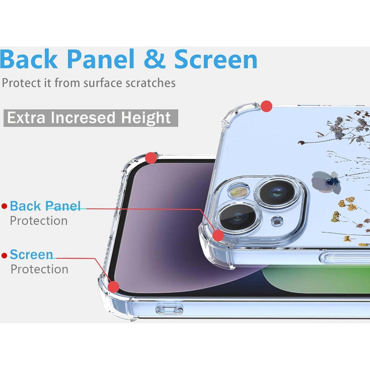 Funda Floral Vivo S18/V30 Pro - TPU Ultra Delgada y Resistente