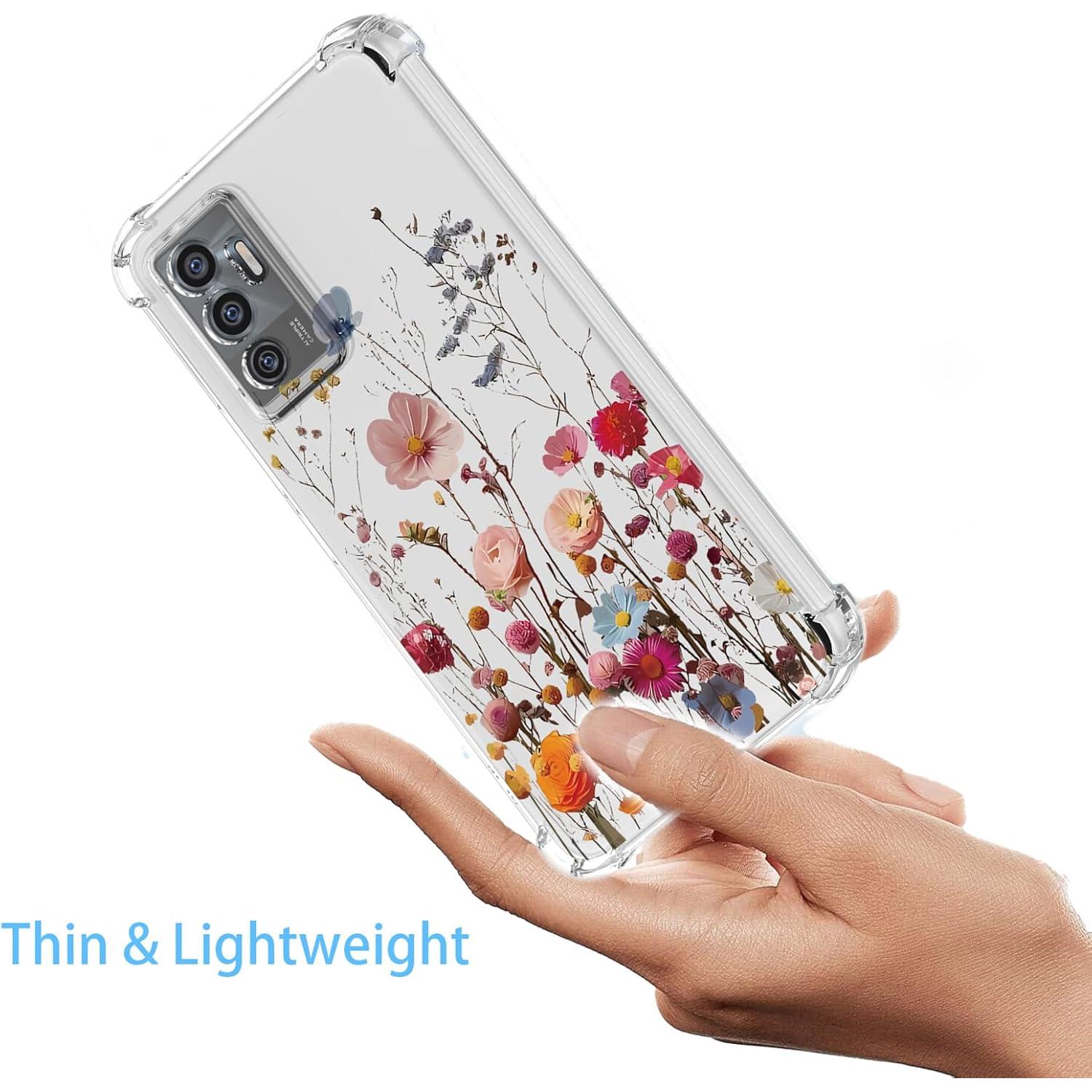 Funda Floral Vivo S10E/V23E 4G/5G TPU Transparente
