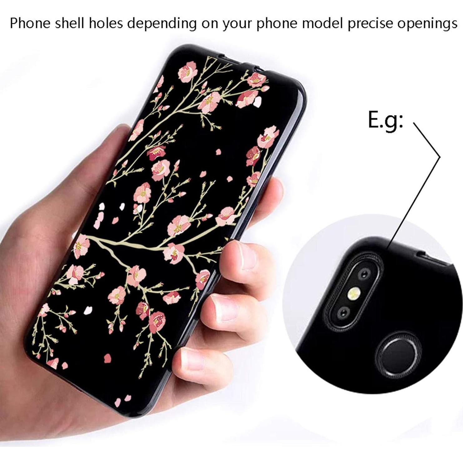 Funda de Silicona Negra HHUAN para Vivo Y53s 4G - Anticaída