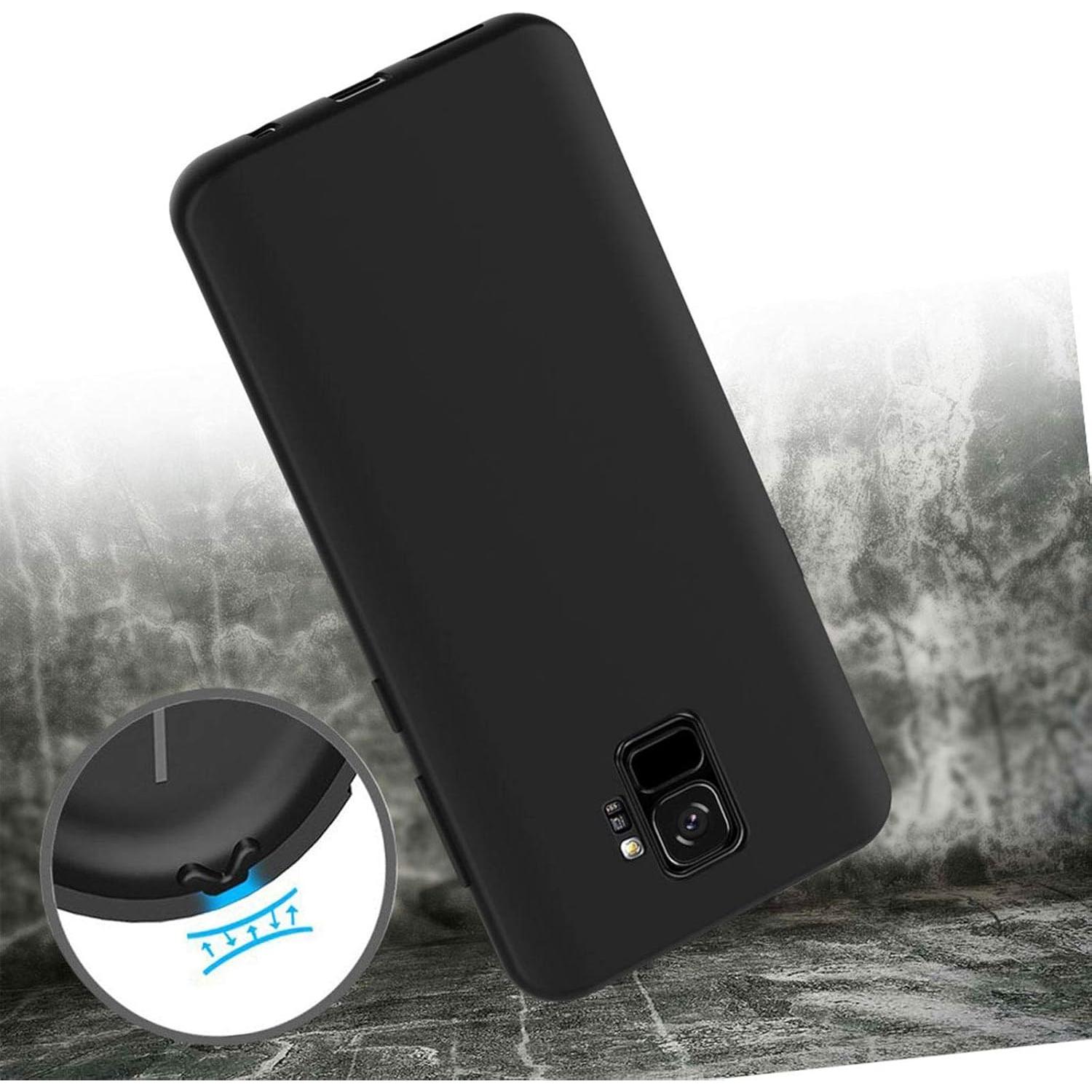 Funda de Silicona Negra HHUAN para Vivo Y53s 4G - Anticaída