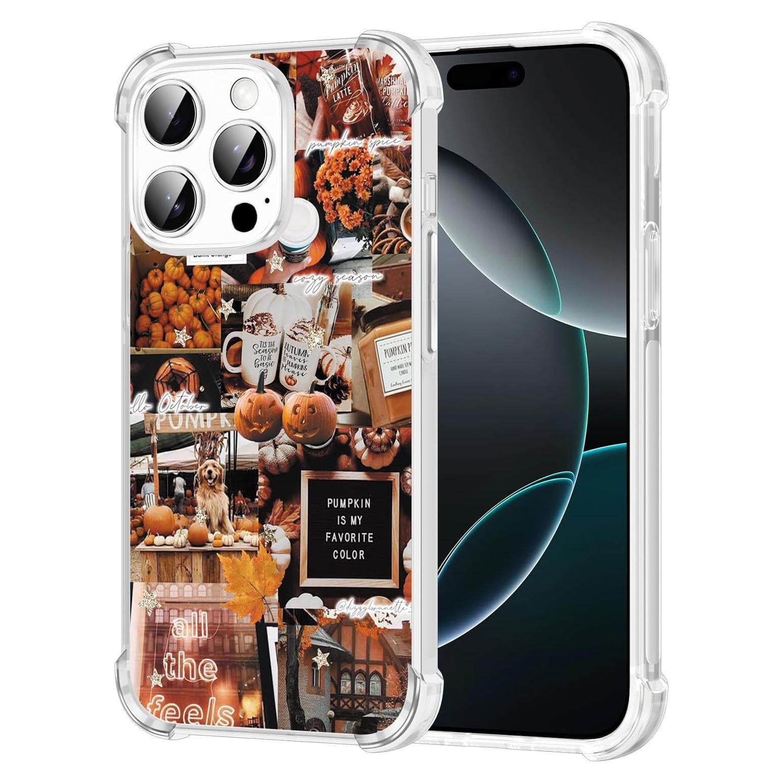 Funda de teléfono RUMDEY para iPhone 16 Pro Max 6.9" Otoño