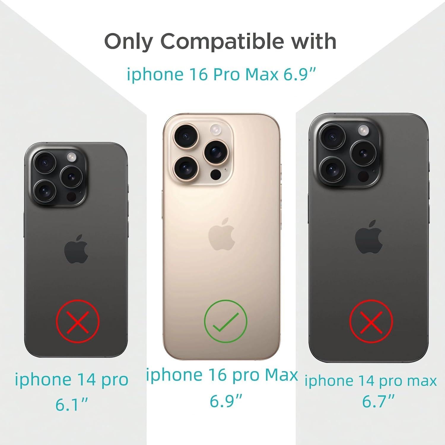 Funda de teléfono RUMDEY para iPhone 16 Pro Max 6.9" Otoño