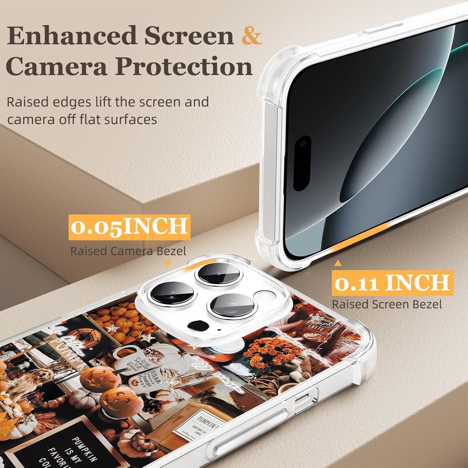 Funda de teléfono RUMDEY para iPhone 16 Pro Max 6.9" Otoño