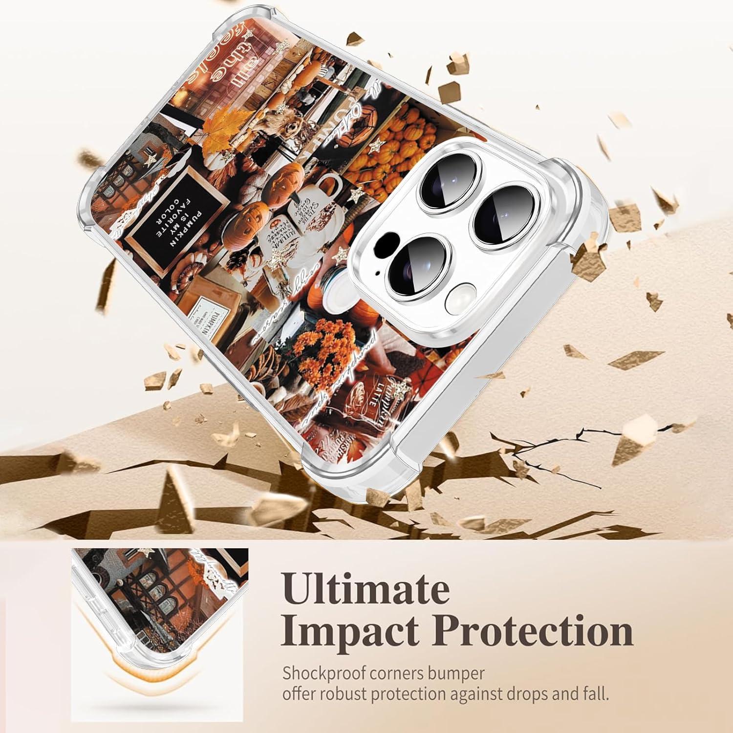 Funda de teléfono RUMDEY para iPhone 16 Pro Max 6.9" Otoño