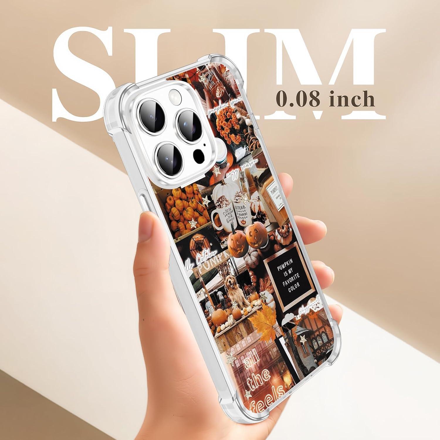 Funda de teléfono RUMDEY para iPhone 16 Pro Max 6.9" Otoño