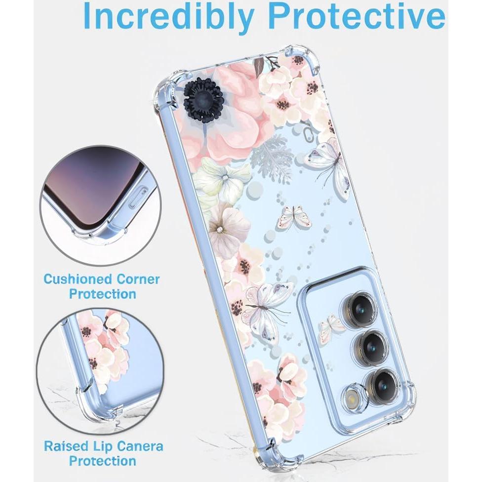 Funda Protectora Floral Vivo Y200e Y100 V40 Se 5G TPU
