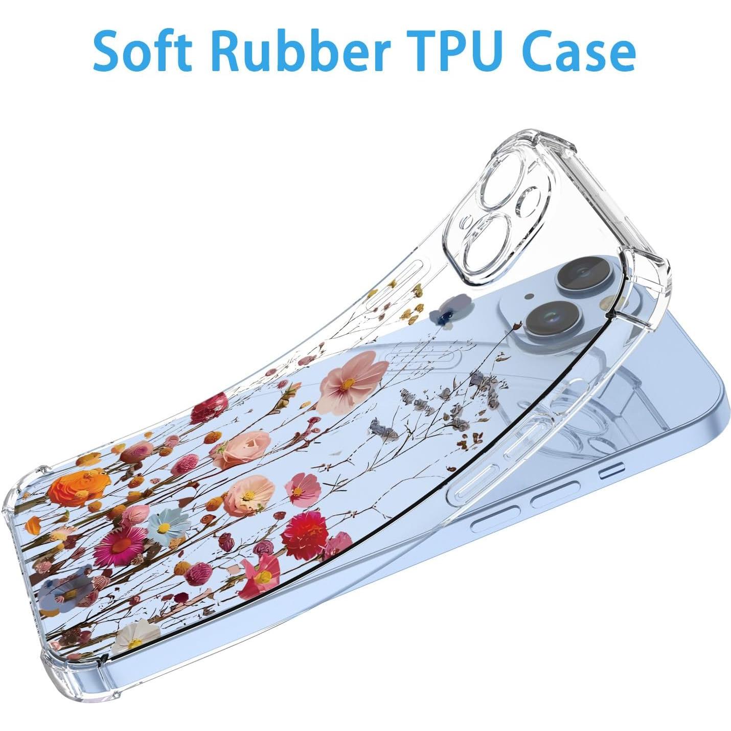 Funda Floral Vivo Y100 5G / Y200E 5G - TPU Transparente