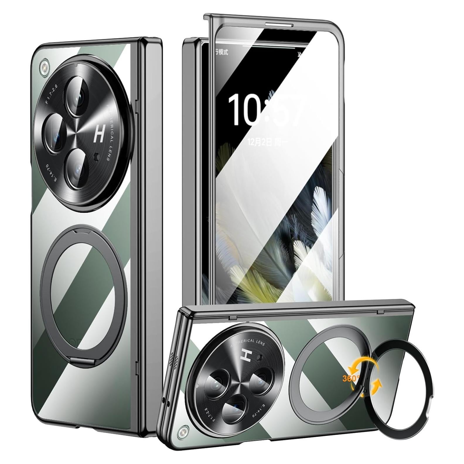 Funda OnePlus Open Libeagle 2023 con Soporte 360° y Protector