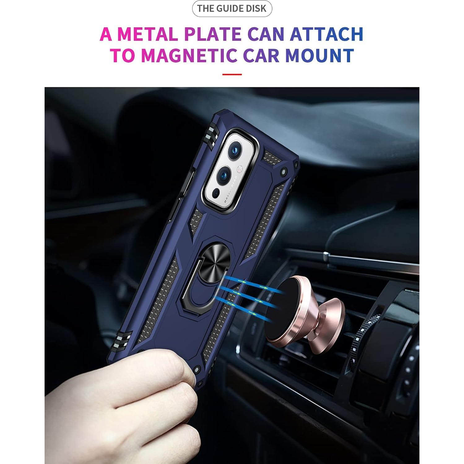 Funda Dionsibei Grado Militar para Oneplus 9 5G Azul