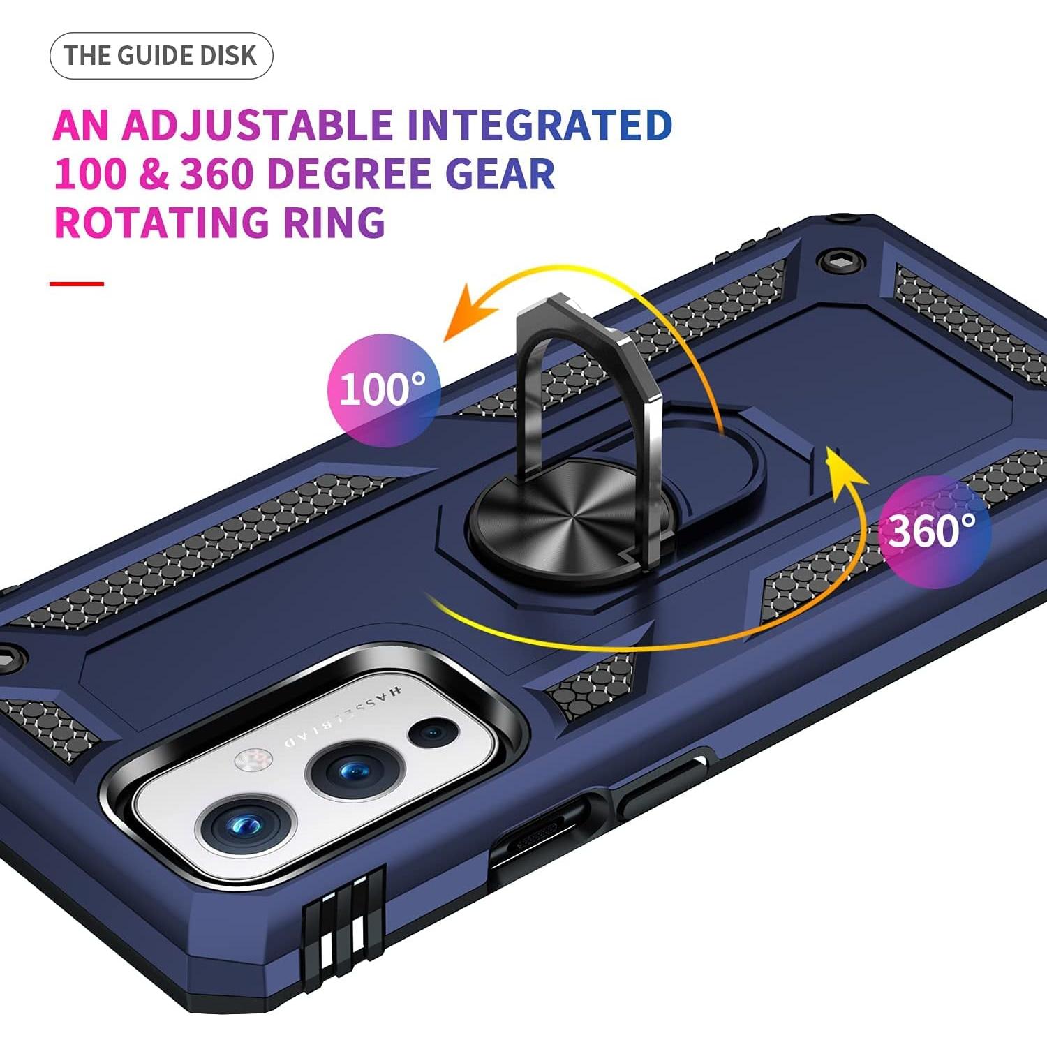 Funda Dionsibei Grado Militar para Oneplus 9 5G Azul