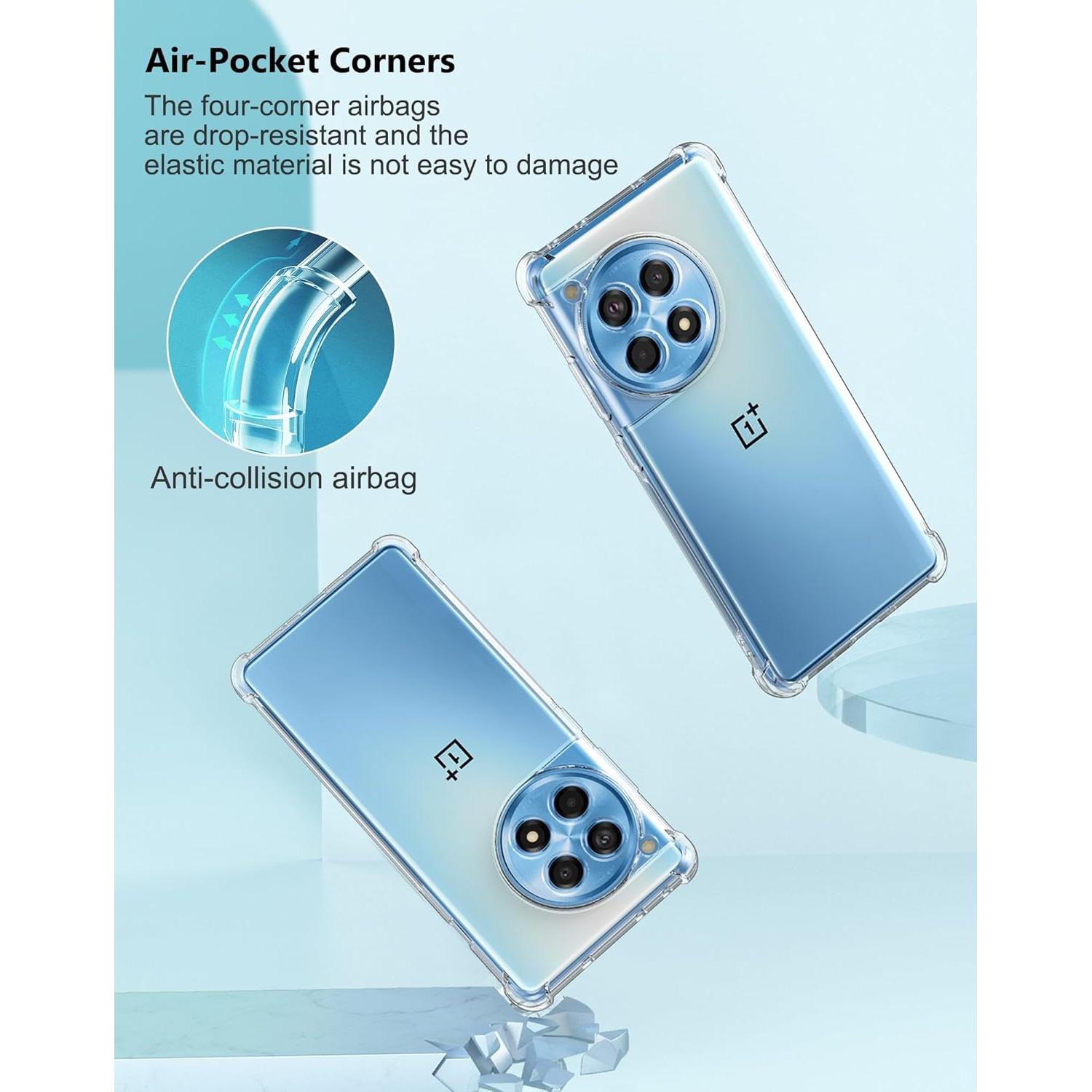 Funda TPU Transparente para OnePlus 12R - Protección Reforzada