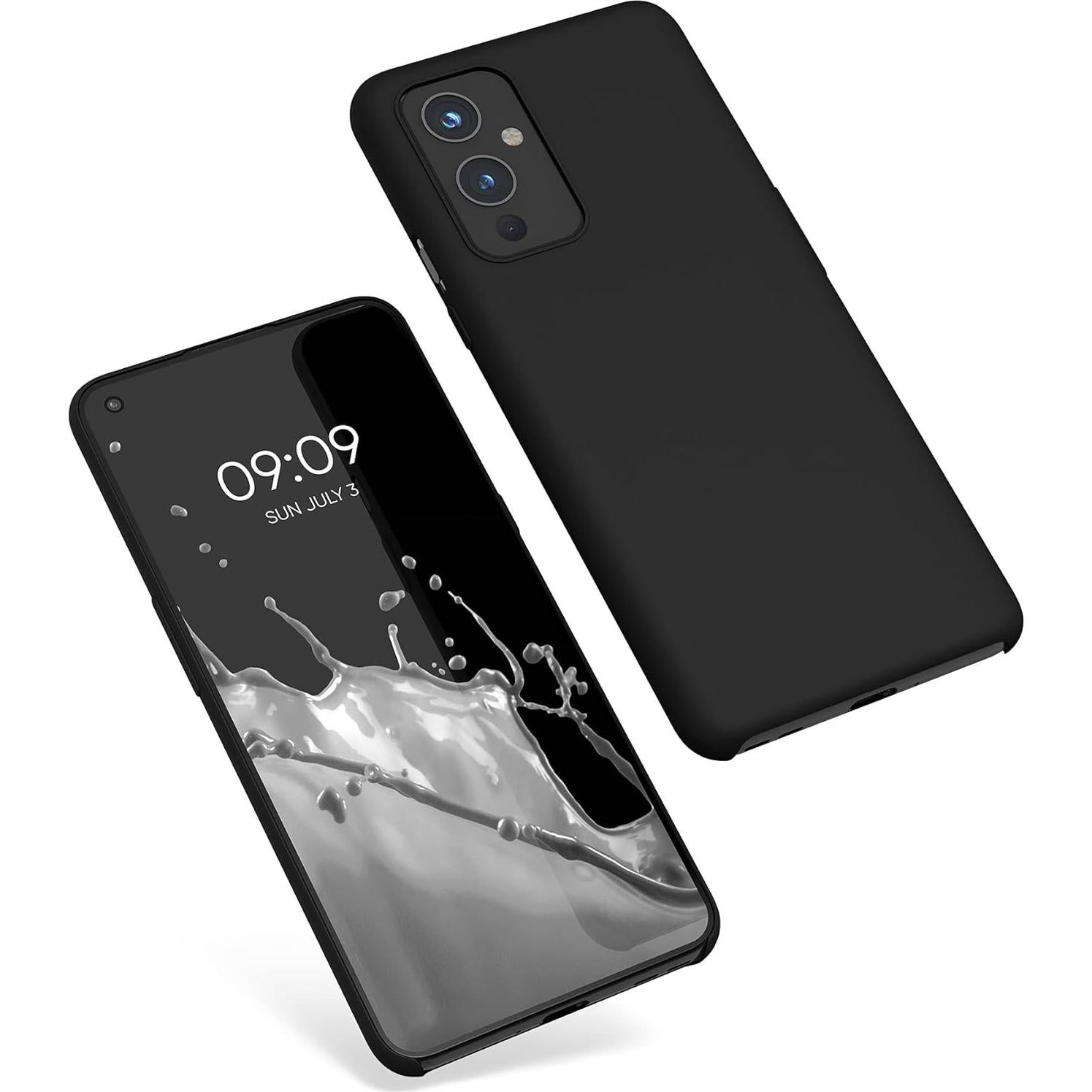 Funda de Silicona TPU kwmobile para OnePlus 9 - Negro