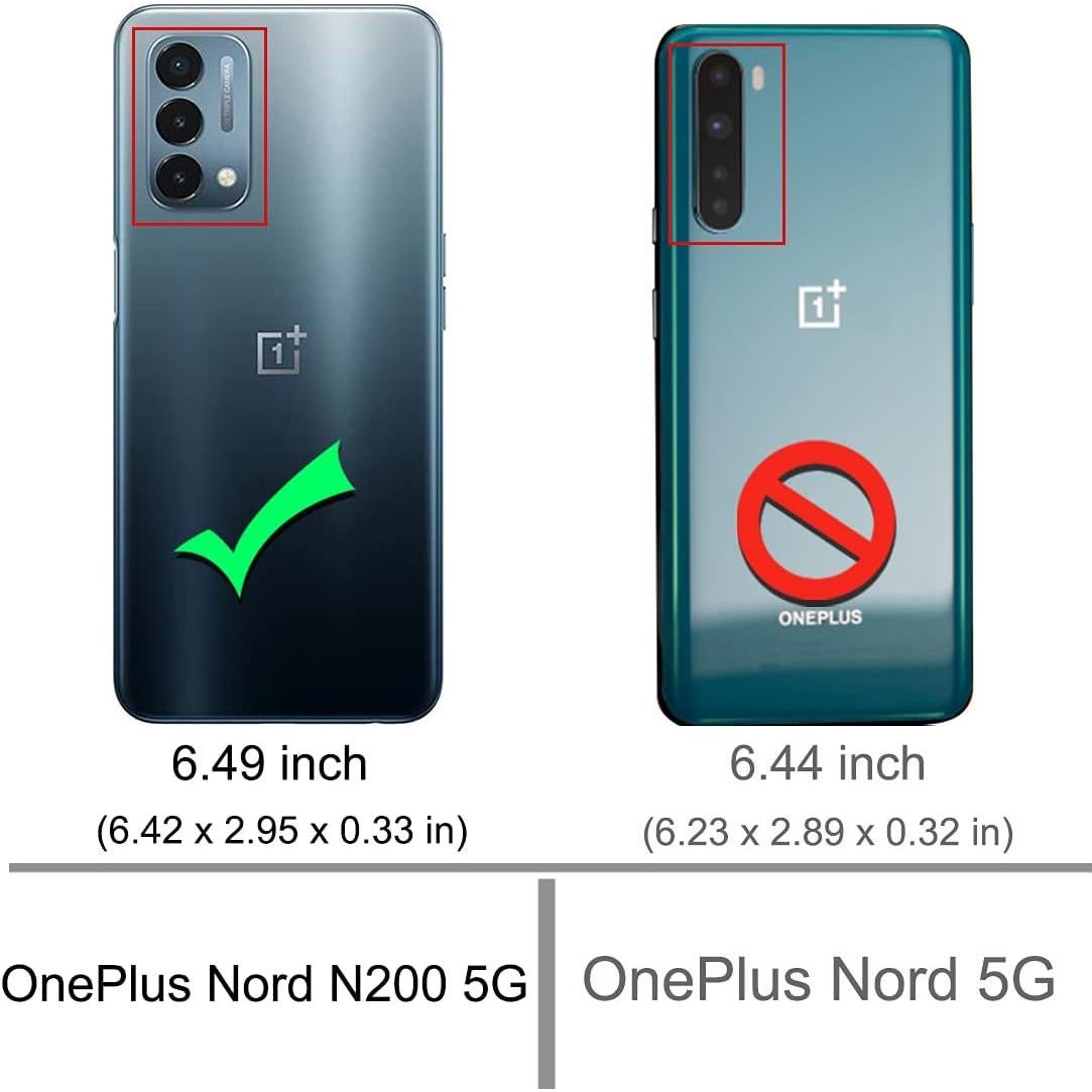 Funda Osophter para Oneplus Nord N200 5G TPU Transparente