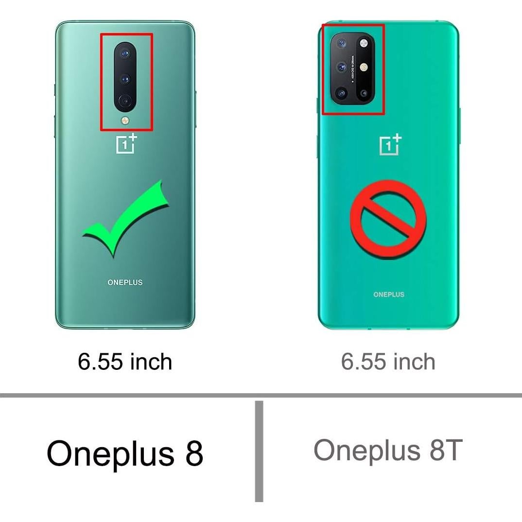 Funda Osophter para OnePlus 8 - Flor Púrpura, TPU Flexible