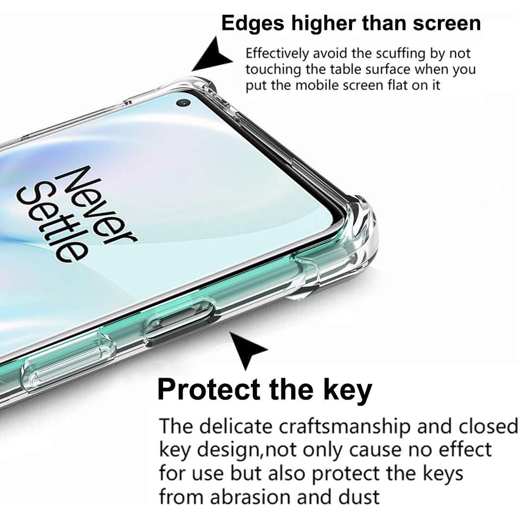 Funda Osophter para OnePlus 8 - Flor Púrpura, TPU Flexible