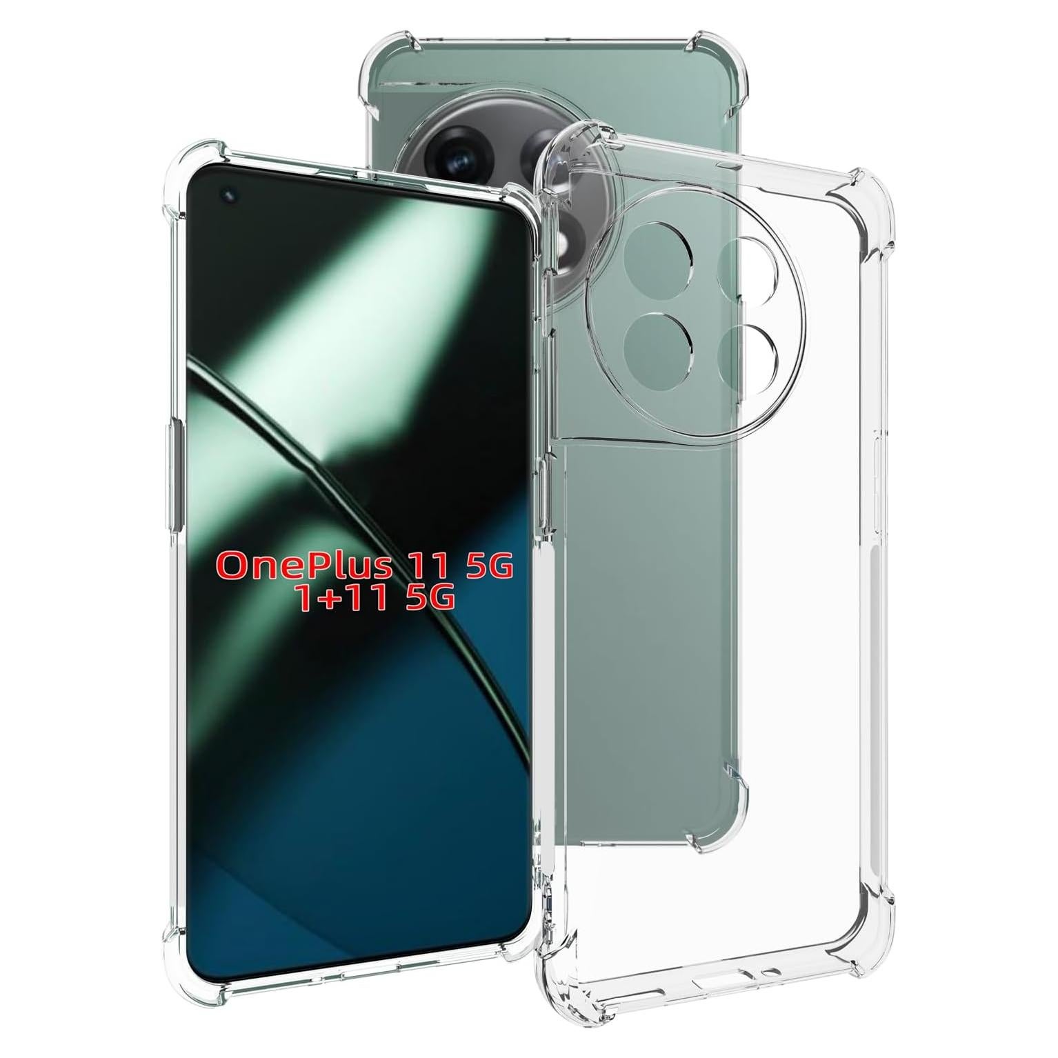 Funda TPU Transparente USTIYA para OnePlus 11 - Bumper Antigolpes