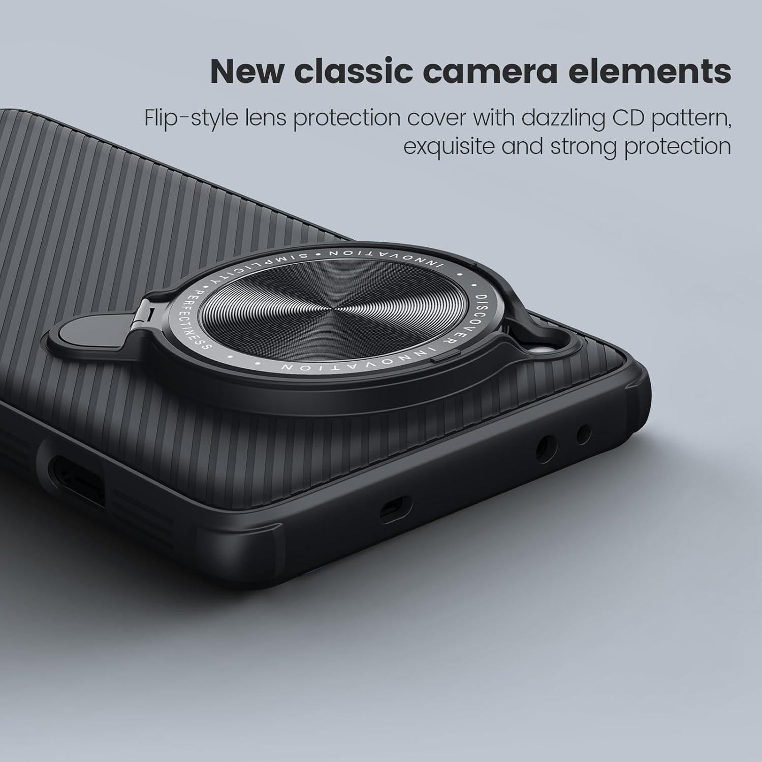 Funda Magnética Nillkin para OnePlus 12 con Soporte - Negro