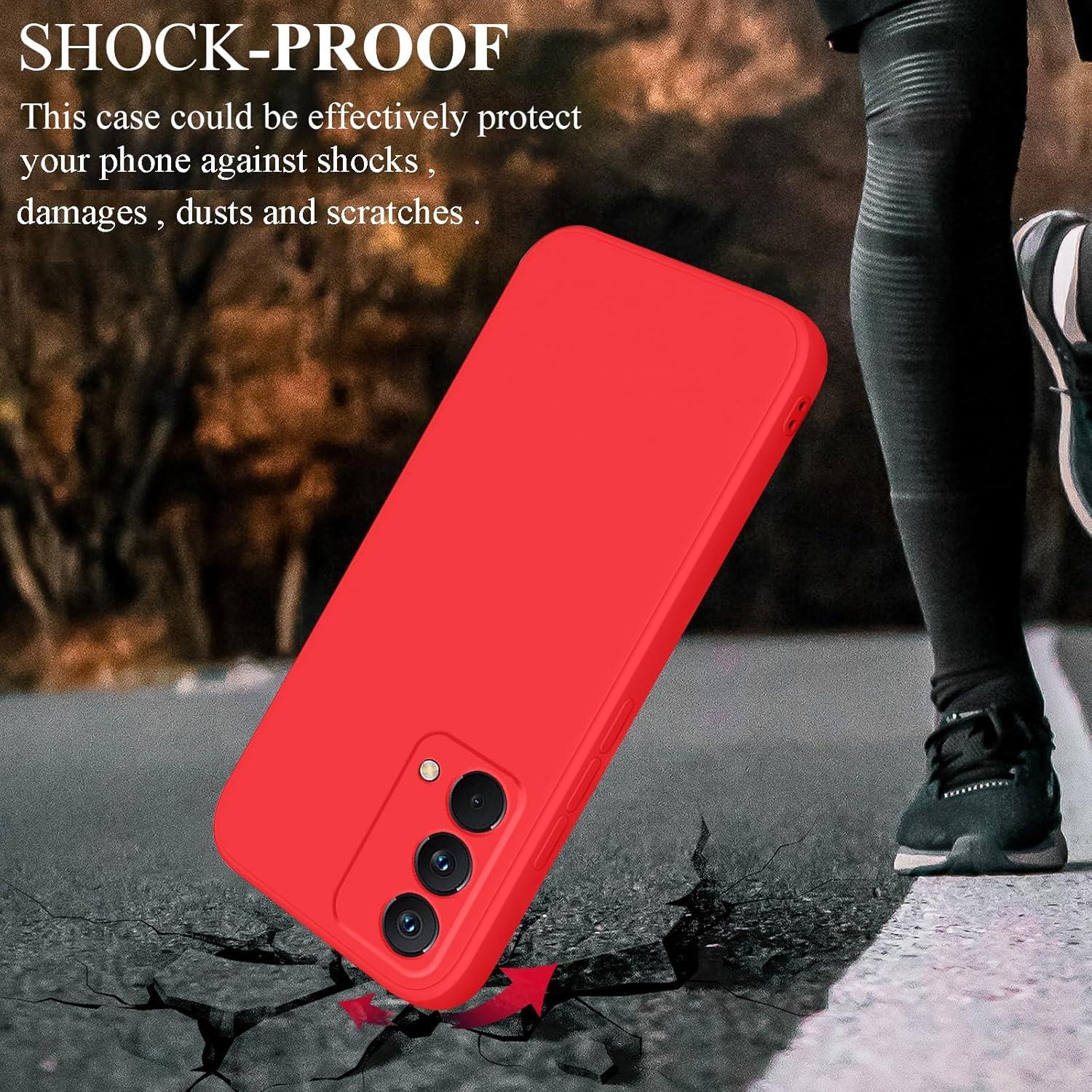 Funda de Silicona Roja para Realme GT Master Edition Delgado