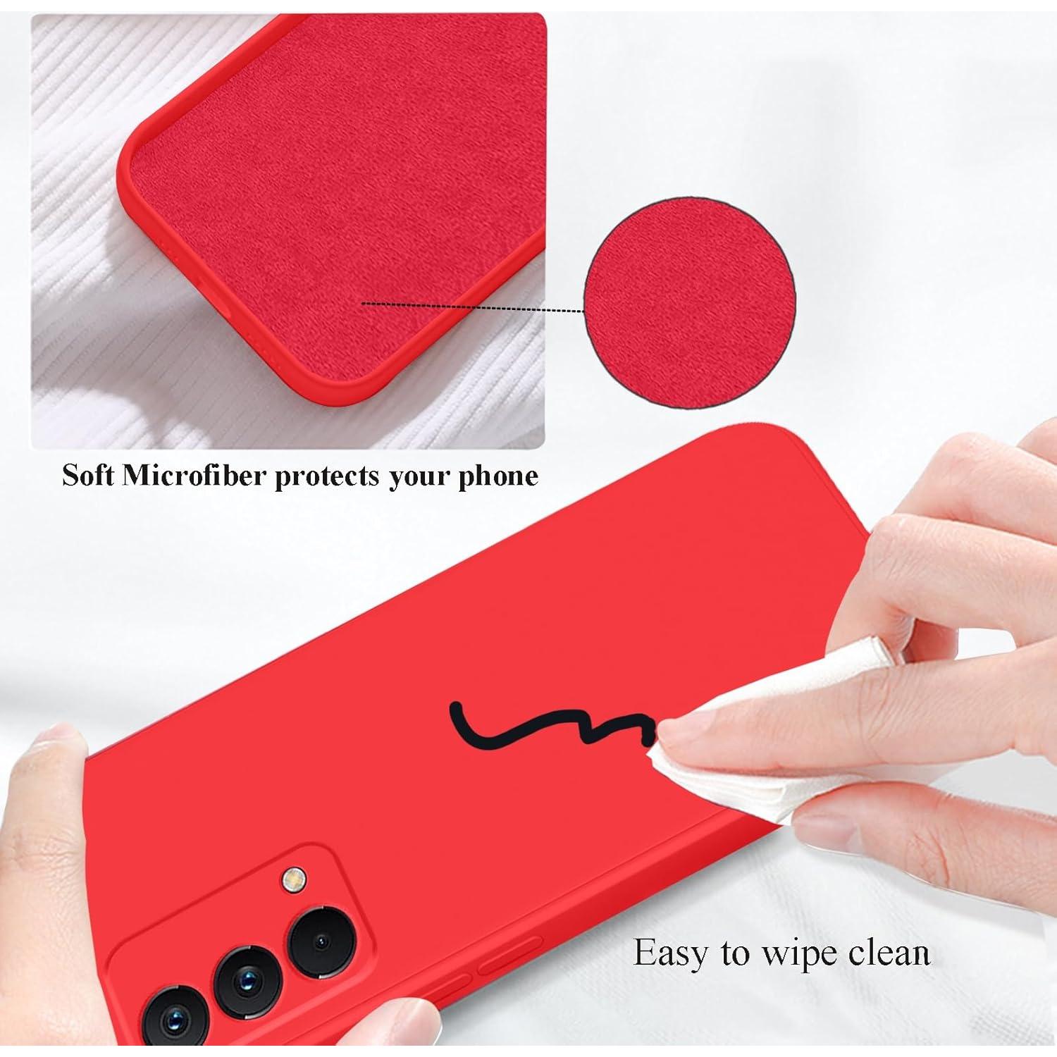 Funda de Silicona Roja para Realme GT Master Edition Delgado