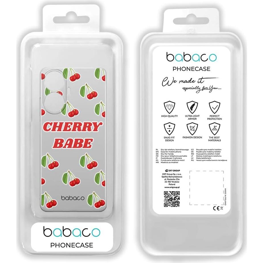 Funda para Realme C55 Babaco 90's Girl TPU Transparente