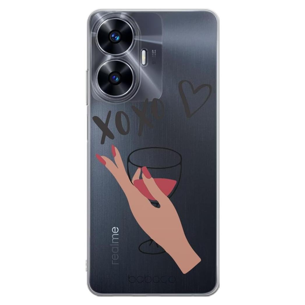 Funda para teléfono Realme C55 Babaco TPU Patrón XOXO