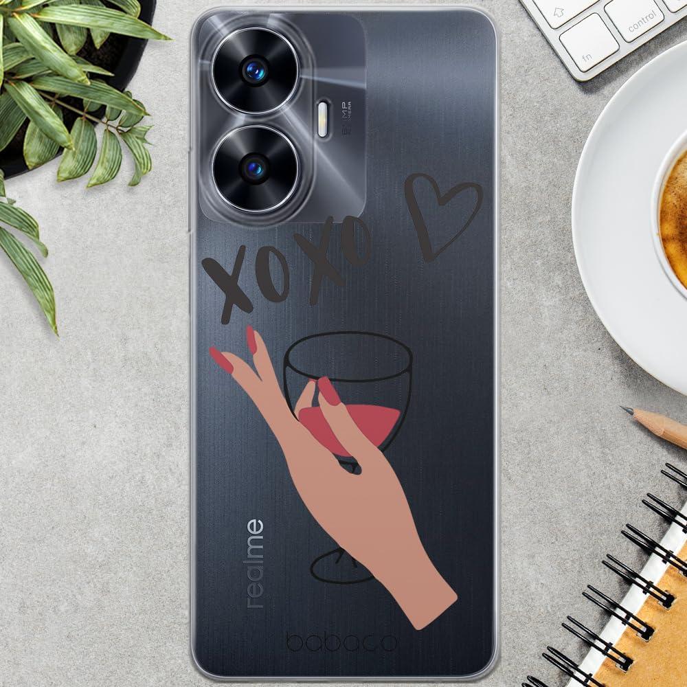 Funda para teléfono Realme C55 Babaco TPU Patrón XOXO