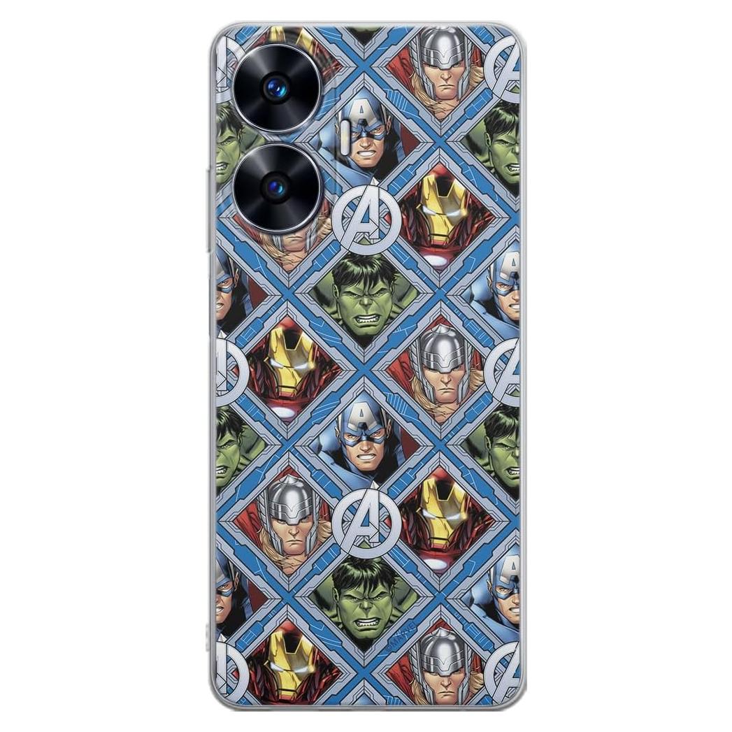 Funda TPU ERT GROUP para Realme C55 Marvel Licenciada