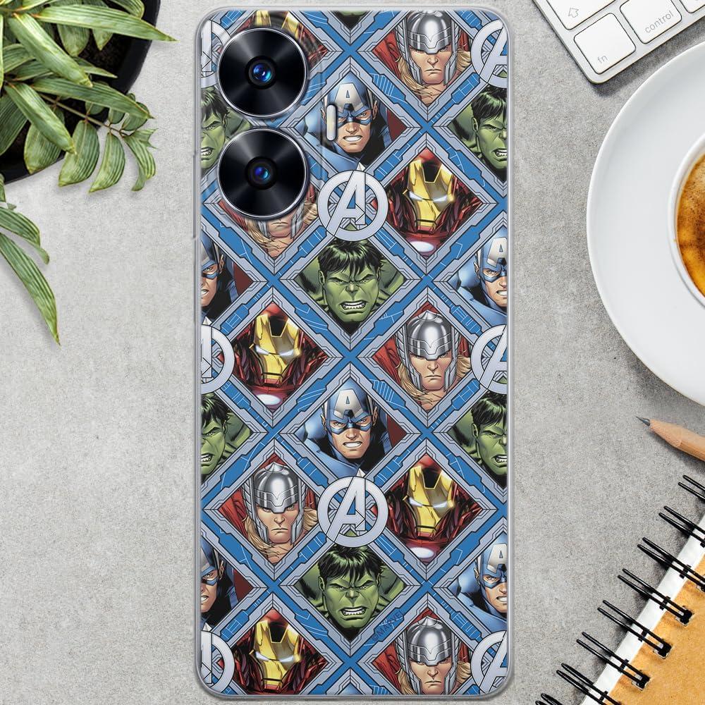 Funda TPU ERT GROUP para Realme C55 Marvel Licenciada