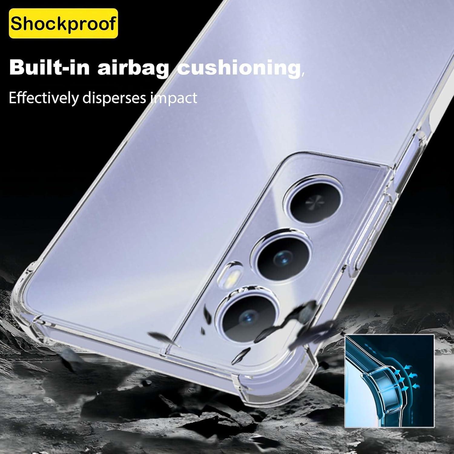 Funda TPU Transparente USTIYA para Realme C65 4G - Protección Militar